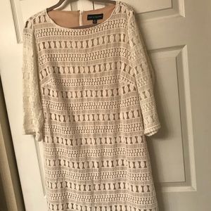 Zac & Rachel ivory lace dress
